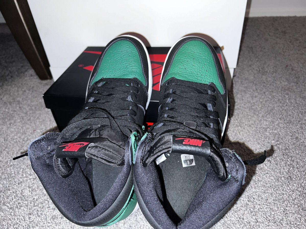 Designer × Jordan Brand × Nike Jordan 1 retro high pine green black Size US 9 / EU 42 - 4 Thumbnail