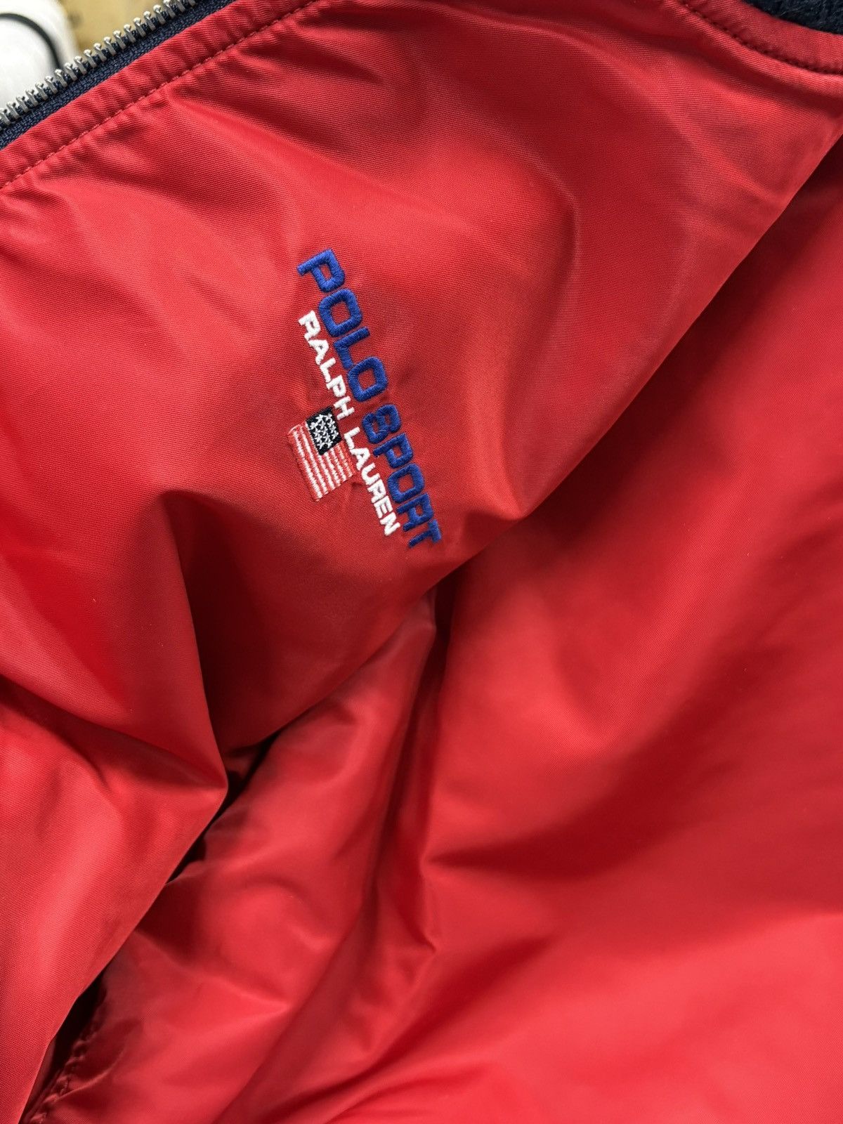 Polo Ralph Lauren Reversible Bomber Ralph Lauren Polo Sport Women S Navy Red Size S / US 4 / IT 40 - 7 Thumbnail