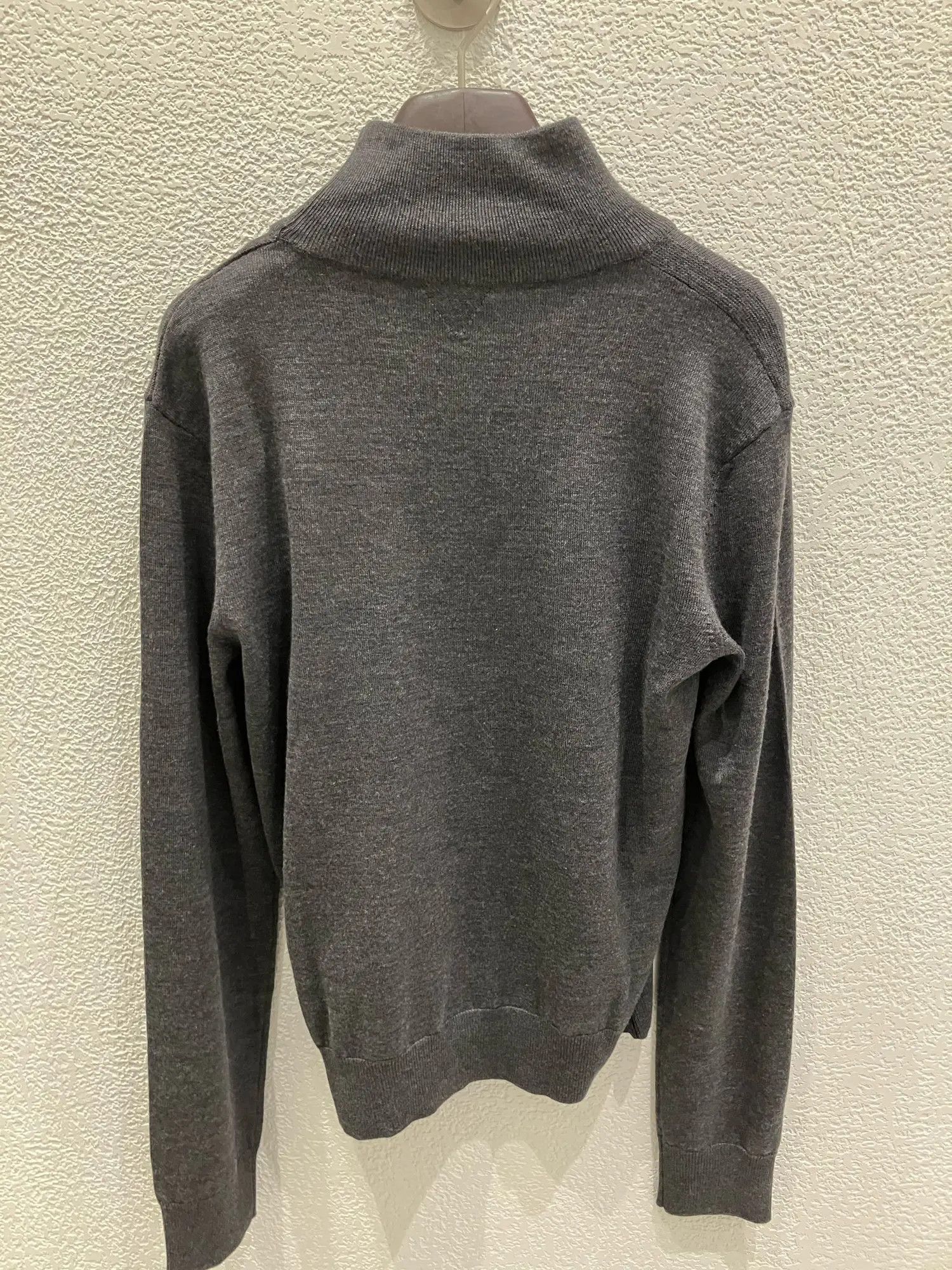 Bottega Veneta o1n1vont0325 Classic Wool Sweater in Grey Melange Size US M / EU 48-50 / 2 - 3 Thumbnail