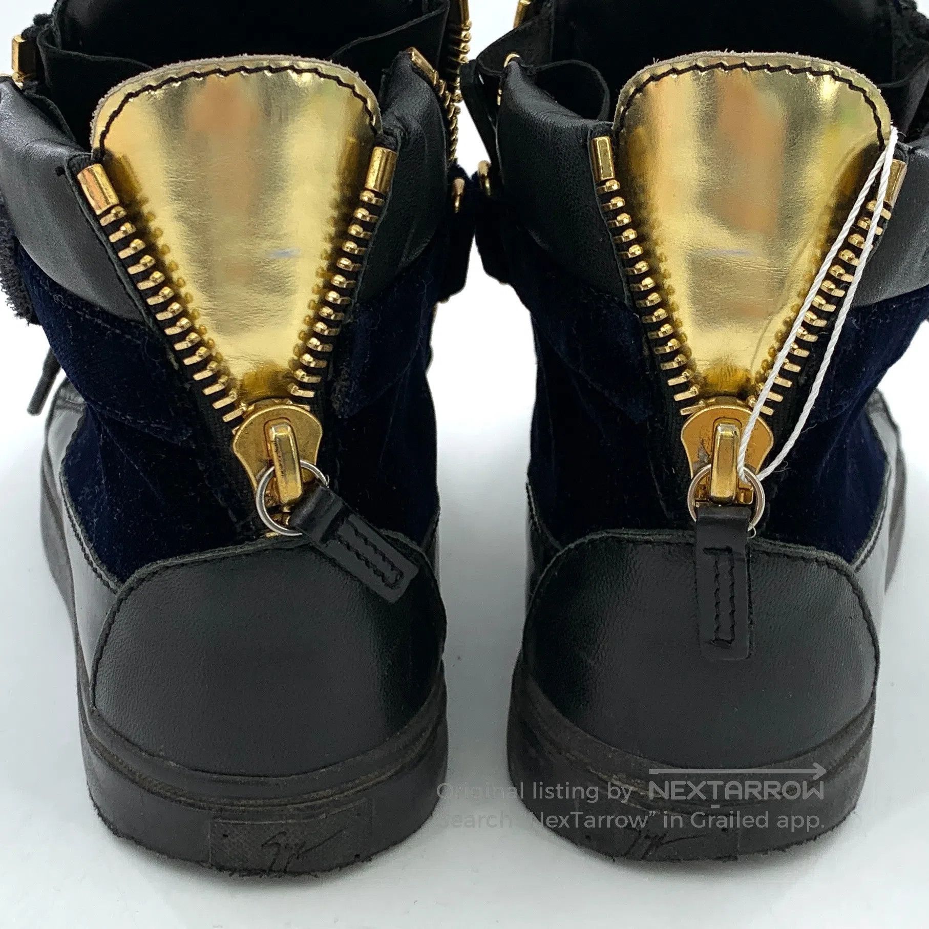 Giuseppe Zanotti Giuseppe Zanotti Black double zipper design drawstring cas Size US 6 / IT 36 - 9 Thumbnail
