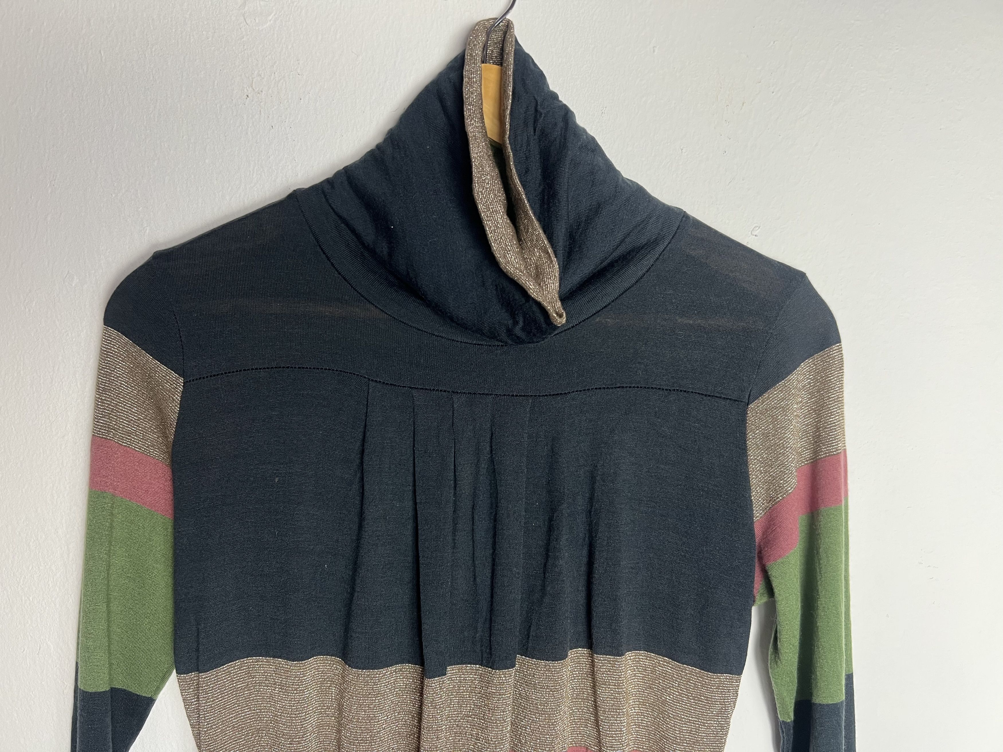 Seditionaries Open Back Knit Sweater Dress Multicolor Size M / US 6-8 / IT 42-44 - 3 Thumbnail
