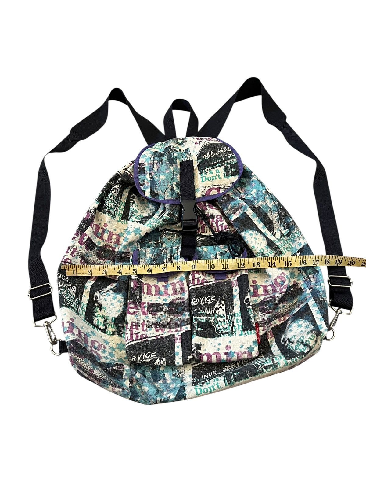 Hysteric Glamour 1990s Algonquins Full Print Backpack Size ONE SIZE - 16 Thumbnail