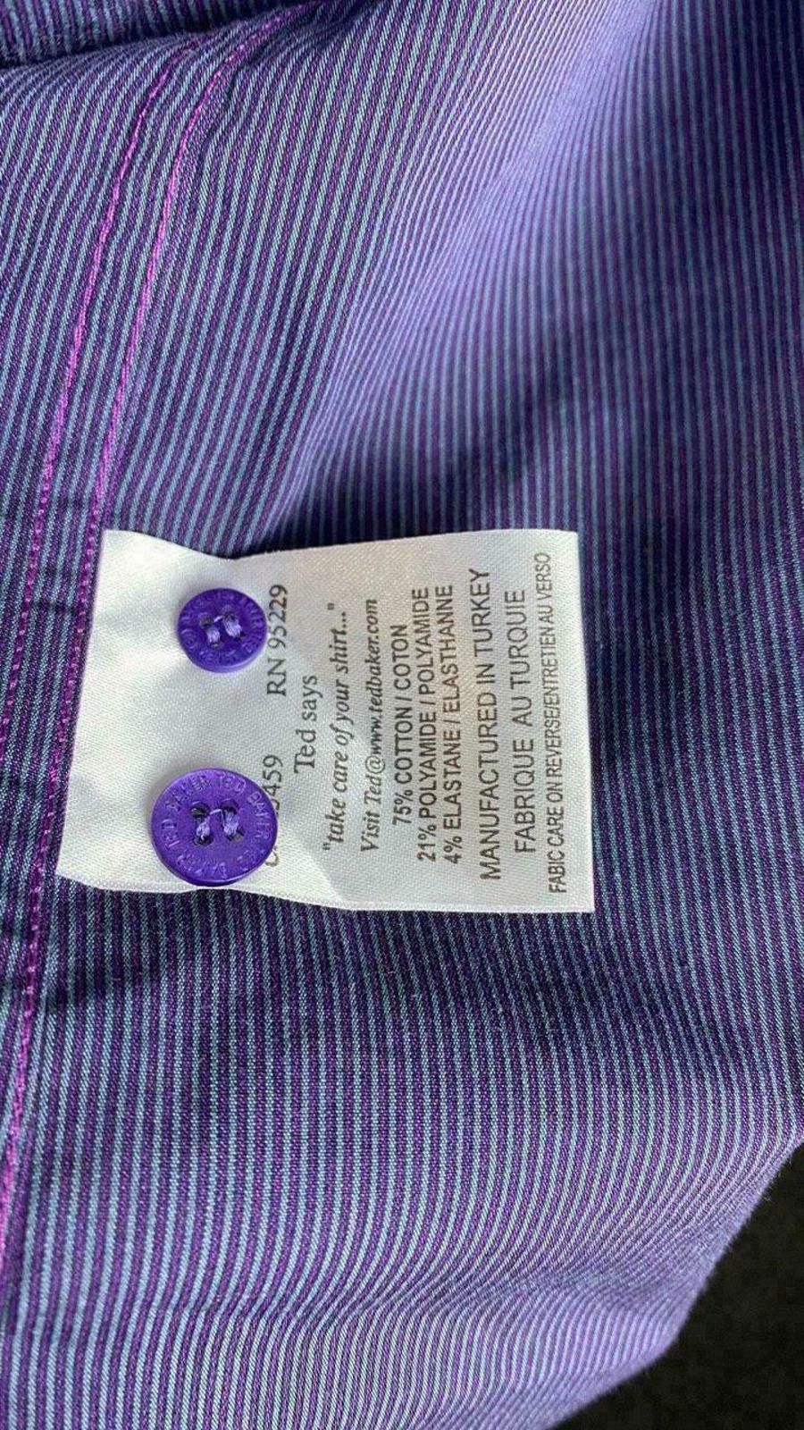 Ted Baker Ted Baker London Purple Double Pockets Shirt Size 4 Size US M / EU 48-50 / 2 - 8 Thumbnail