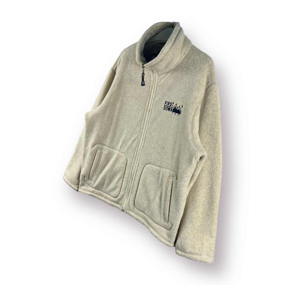 Other 🔥 FIRST DOWN DEEP PILE STREETWEAR FLEECE JACKET - M Size US M / EU 48-50 / 2 - 2 Thumbnail