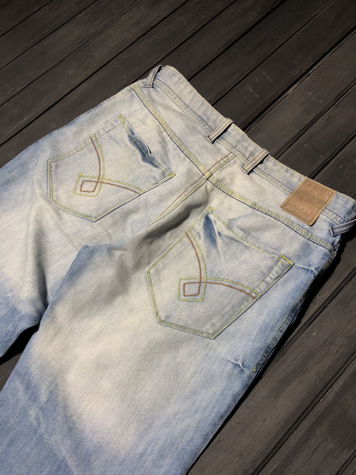 Hysteric Glamour × If Six Was Nine × Japanese Brand VINTAGE 💥HYSTERIC GLAMOUR STYLE DISTRESSED JEANS 90S Size US 32 / EU 48 - 4 Thumbnail
