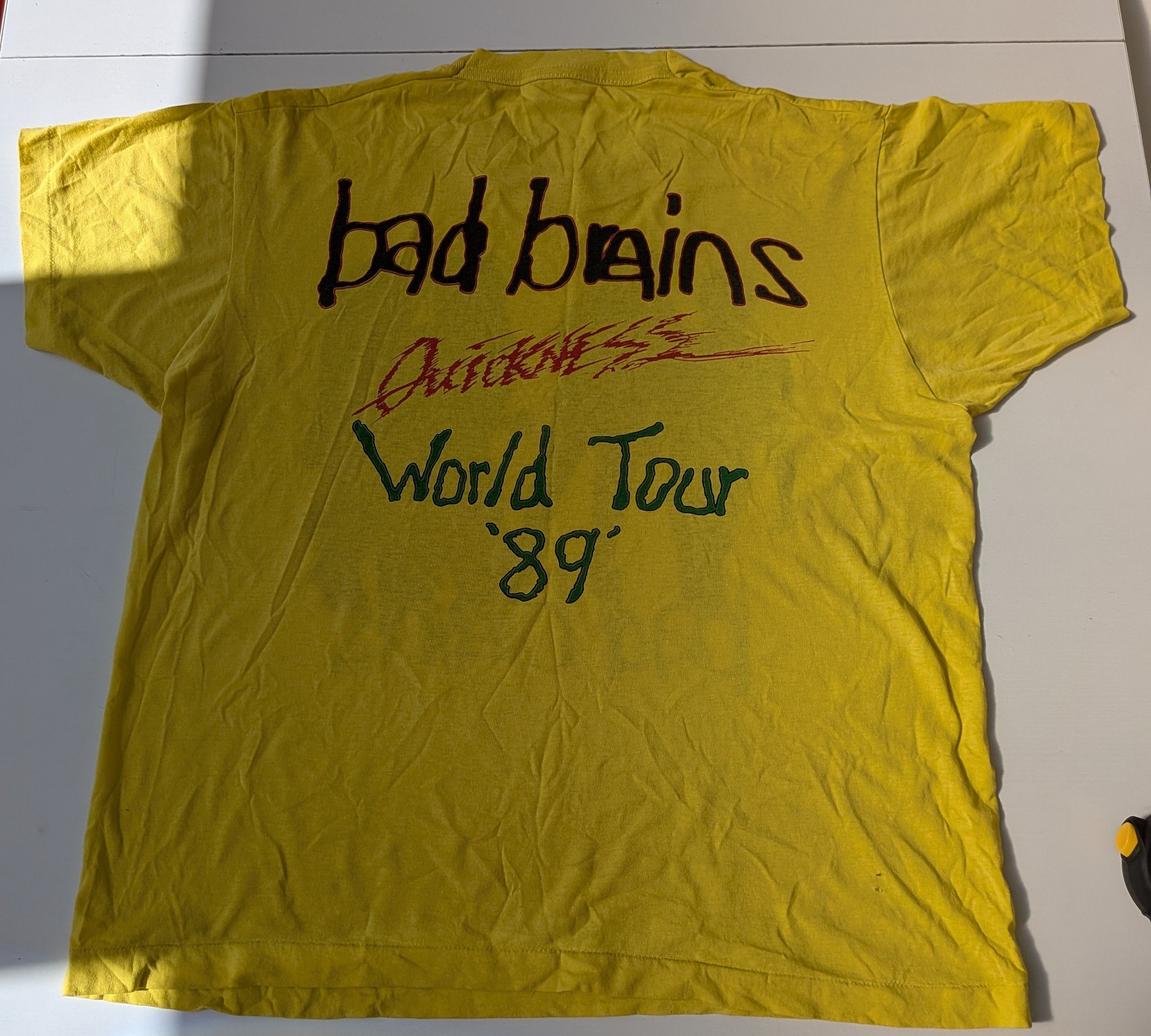 Other Bad Brains ultra rare Quickness Tour [Liverpool '89] T Shirt Size US XL / EU 56 / 4 - 6 Thumbnail