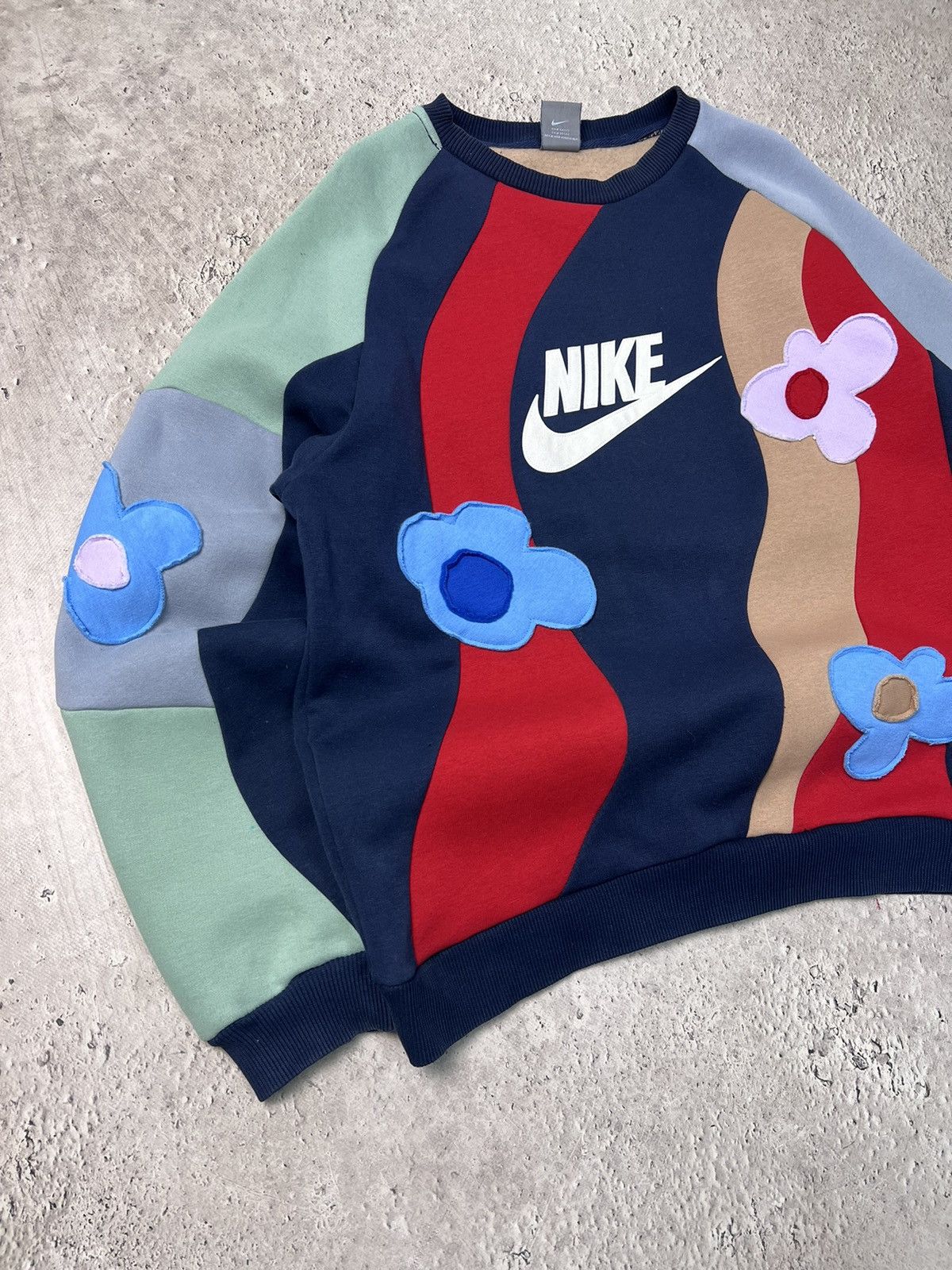 Nike × Vintage SALE✅✅VINTAGE NIKE STREETWEAR REWORKED NIKE HOODIE 90S Size US XL / EU 56 / 4 - 2 Thumbnail