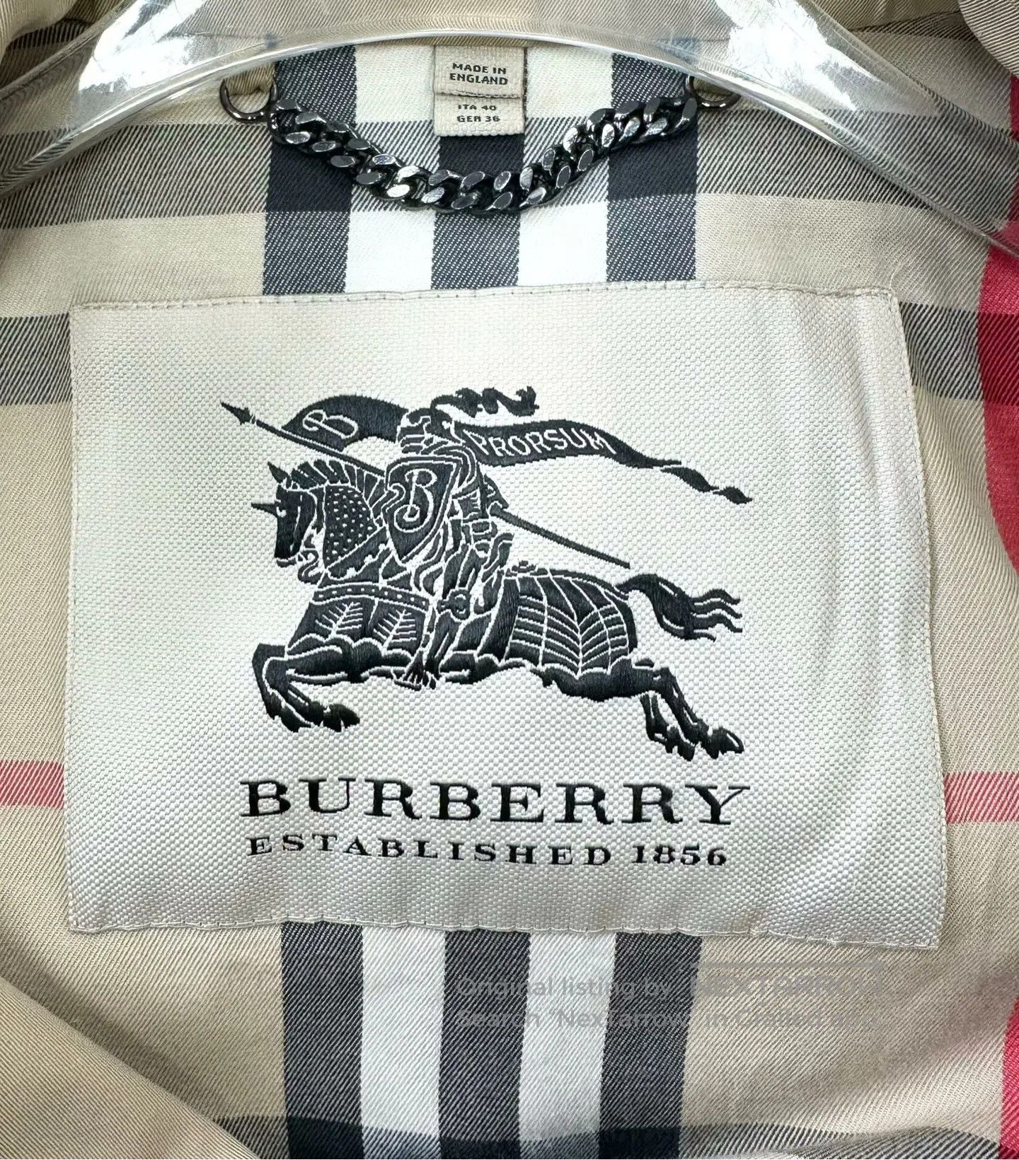 Burberry Burberry Classic Khaki Double-breasted Lined Plaid Trench Size XS / US 0-2 / IT 36-38 - 3 Thumbnail