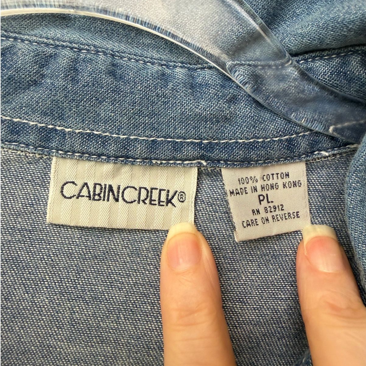 Cabin Creek Cabin Creek Vintage Denim Embroidered Teddy Bear Shirt PL Size L / US 10 / IT 46 - 7 Thumbnail