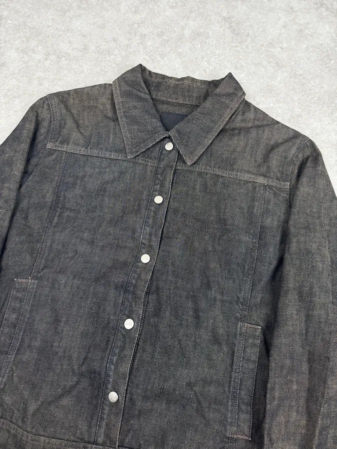 Gianfranco Ferre AW2005 Gianfranco Ferré Dark Grey Minimalist Denim Jacket Size US M / EU 48-50 / 2 - 5 Thumbnail