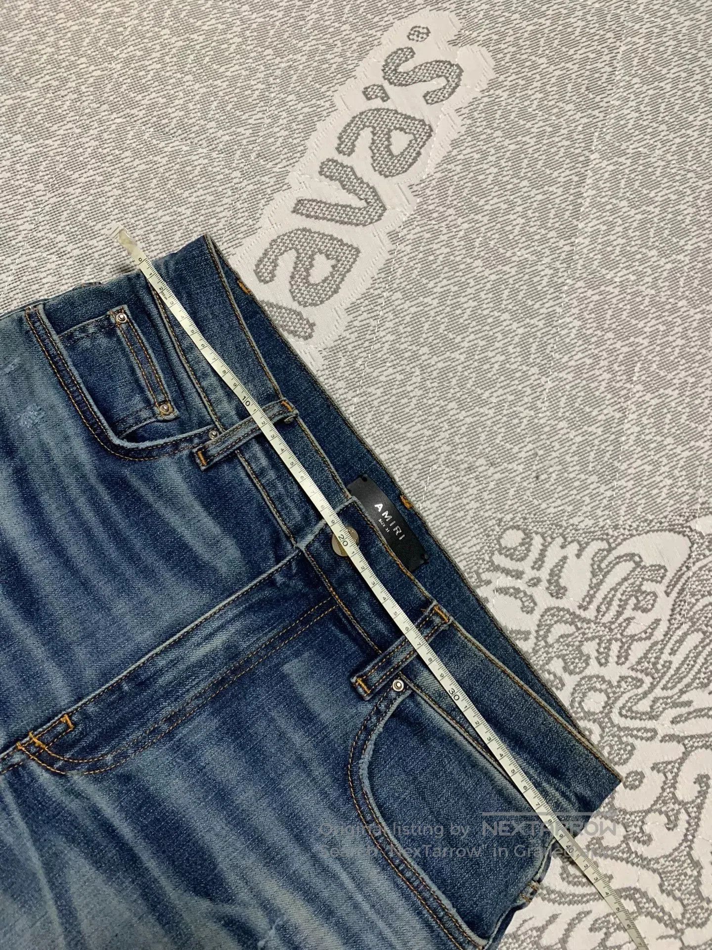 Amiri AMIRI Distressed Washed Jeans. Size US 31 - 5 Thumbnail