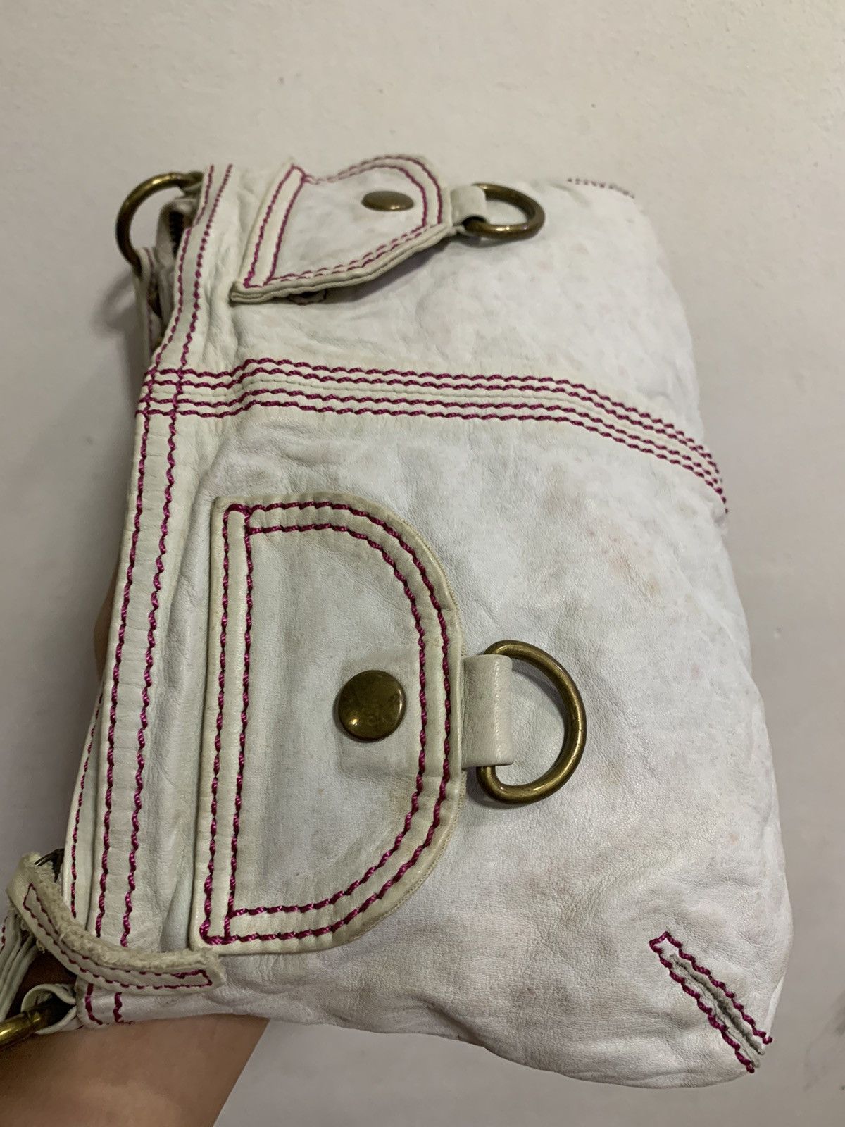 Japanese Brand Tambu Leather Shoulder Bag Minami Size ONE SIZE - 3 Thumbnail