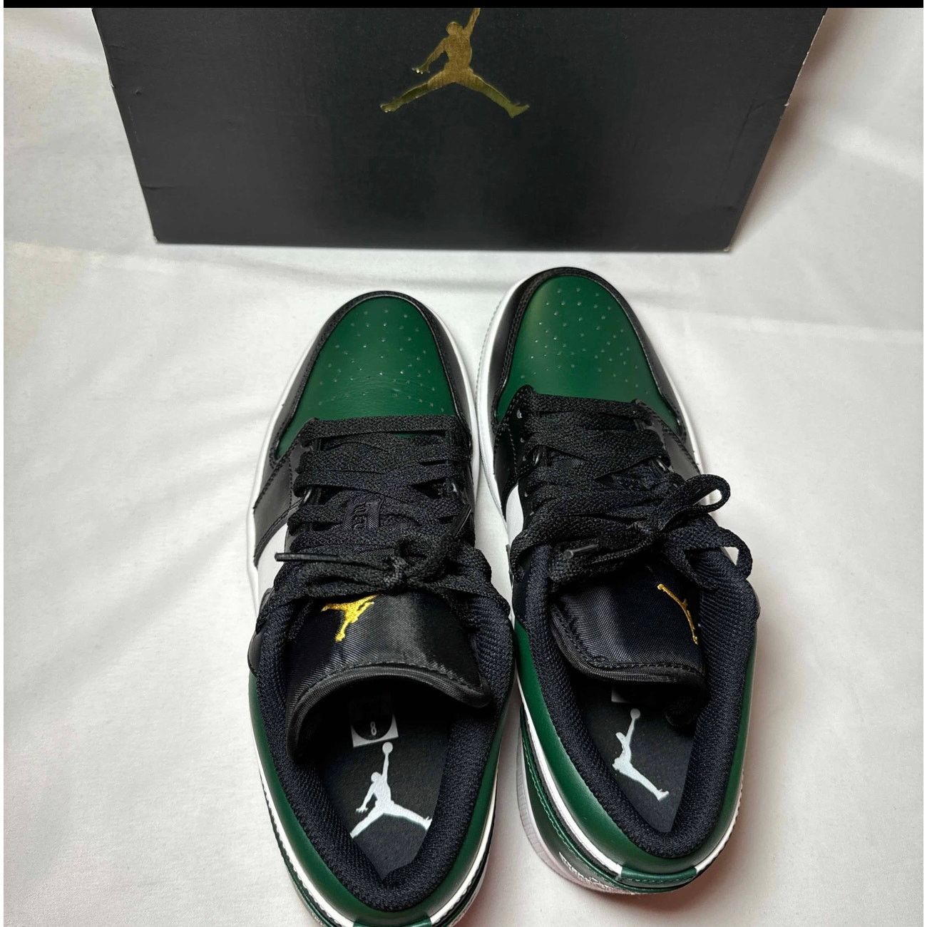 Jordan Brand × Nike Size 8 Nike Air Jordan 1 Low Green Toe Men's Shoes Ships Now Size US 8 / EU 41 - 10 Thumbnail