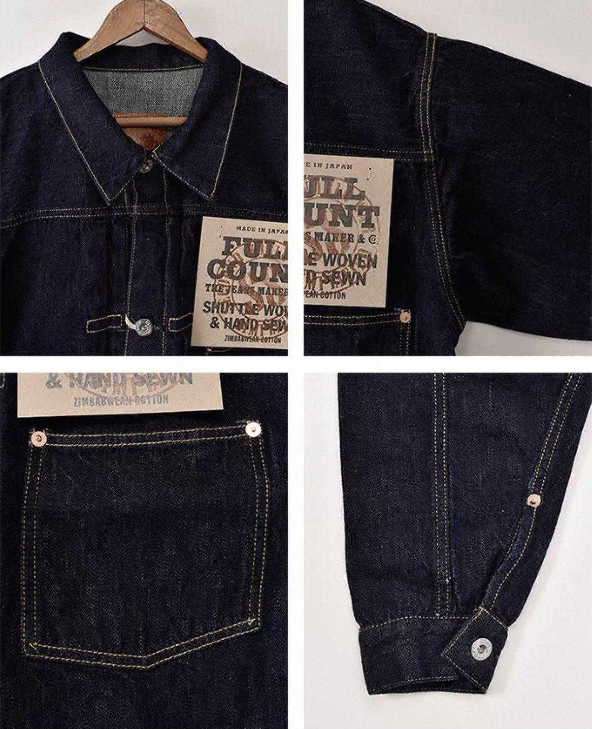 Full Count & Co. Fullcount 26SS War Model Type 1 Jacket Size 44 T Back Size US XL / EU 56 / 4 - 4 Thumbnail