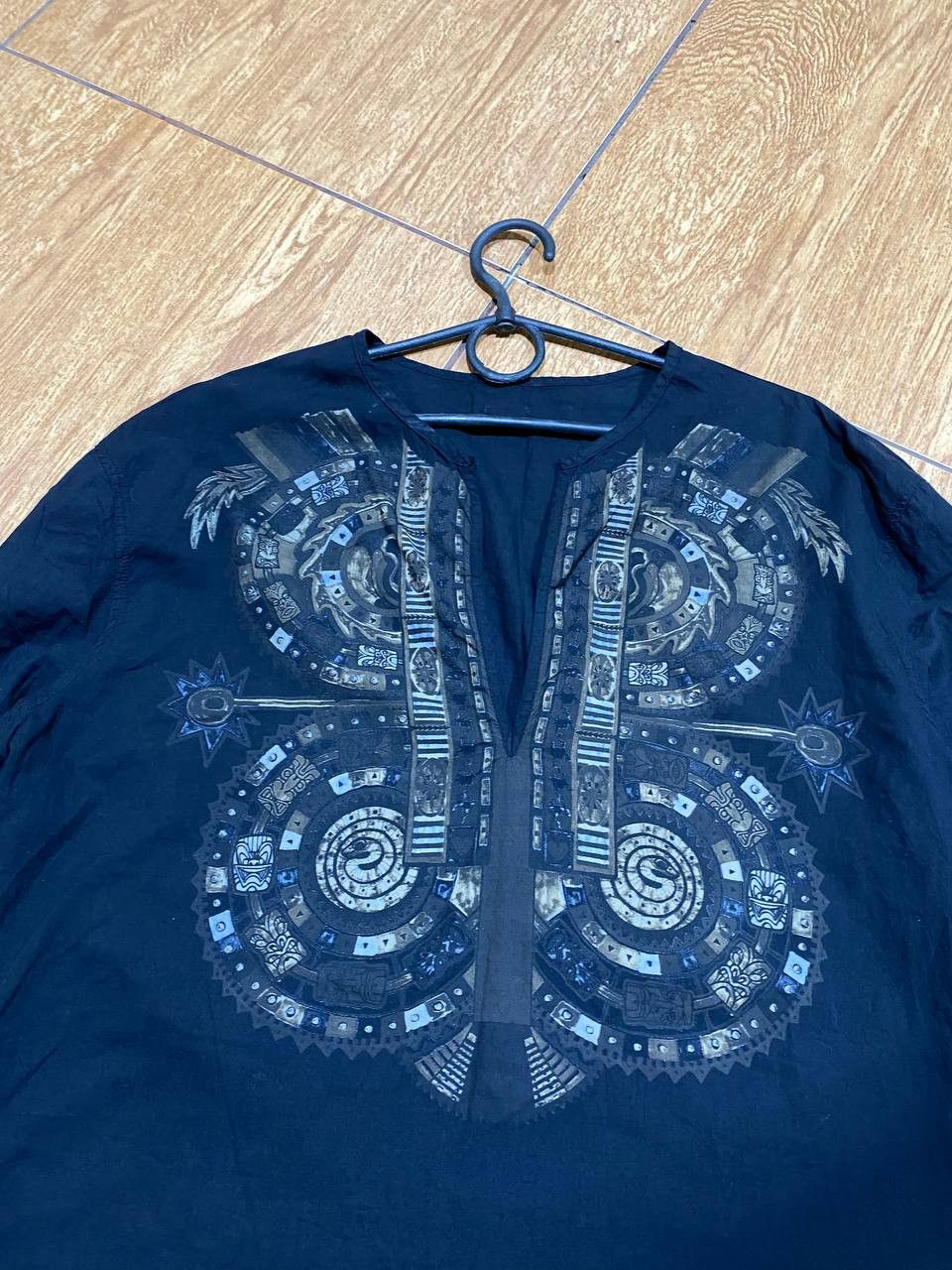 Just Cavalli Just Cavalli Long Sleeve Shirt Logo Black Print Size US M / EU 48-50 / 2 - 7 Thumbnail