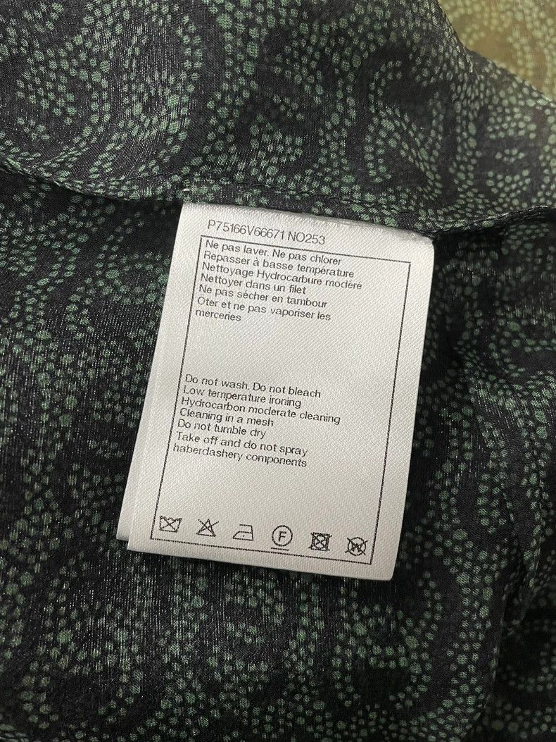 Chanel Chanel Green ink full logo silk shirt Size XS / US 0-2 / IT 36-38 - 7 Thumbnail
