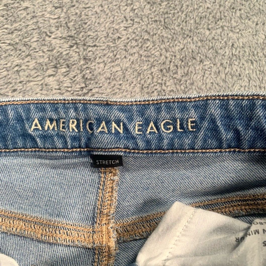 American Eagle Outfitters American Eagle Outfitters Mom Straight Jeans Women Blue Size 2 Regular Straight Jeans Size 26" / US 2 / IT 38 - 4 Thumbnail