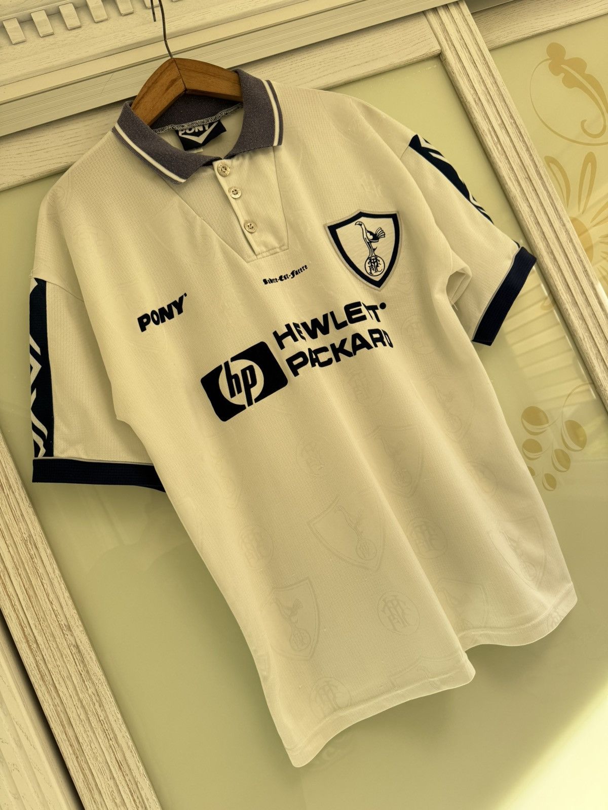 PONY Vintage Tottenham Hotspur 1995-1997 Home Soccer Jersey Shirt Size US XL / EU 56 / 4 - 4 Thumbnail
