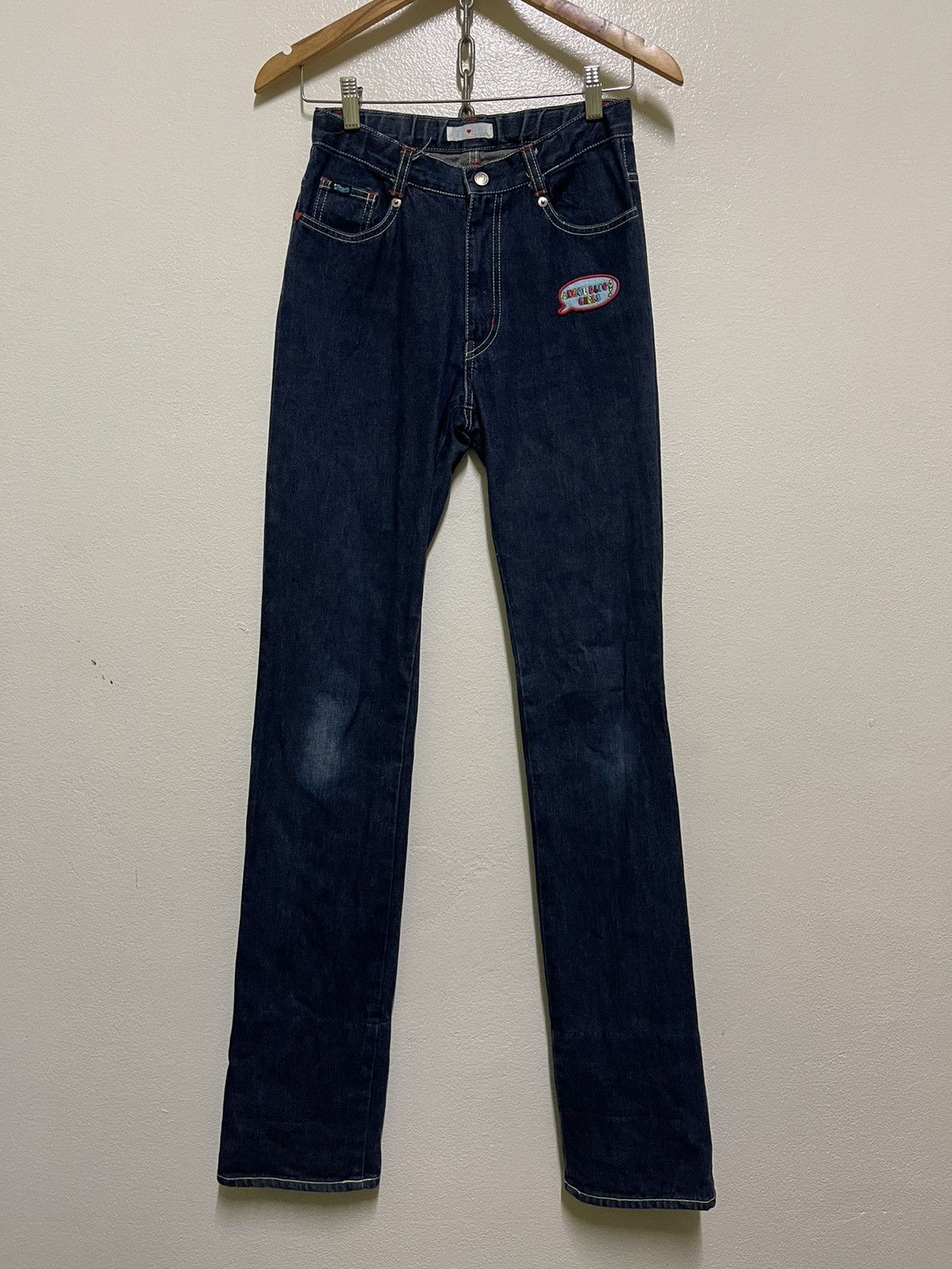 image of Angel Blue Jeans Patches, Women's (Size 26)
