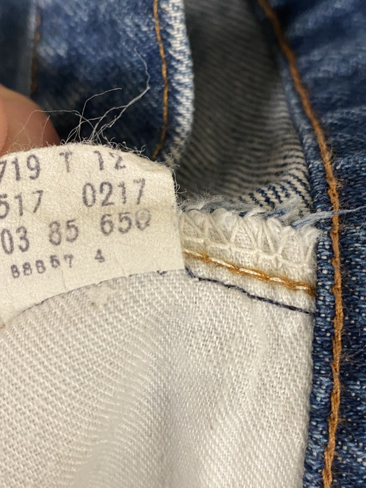 Levi's Vintage 1985 80’s Levis Bootcut Flare Denim Jeans Rare Grail Size US 34 / EU 50 - 10 Thumbnail
