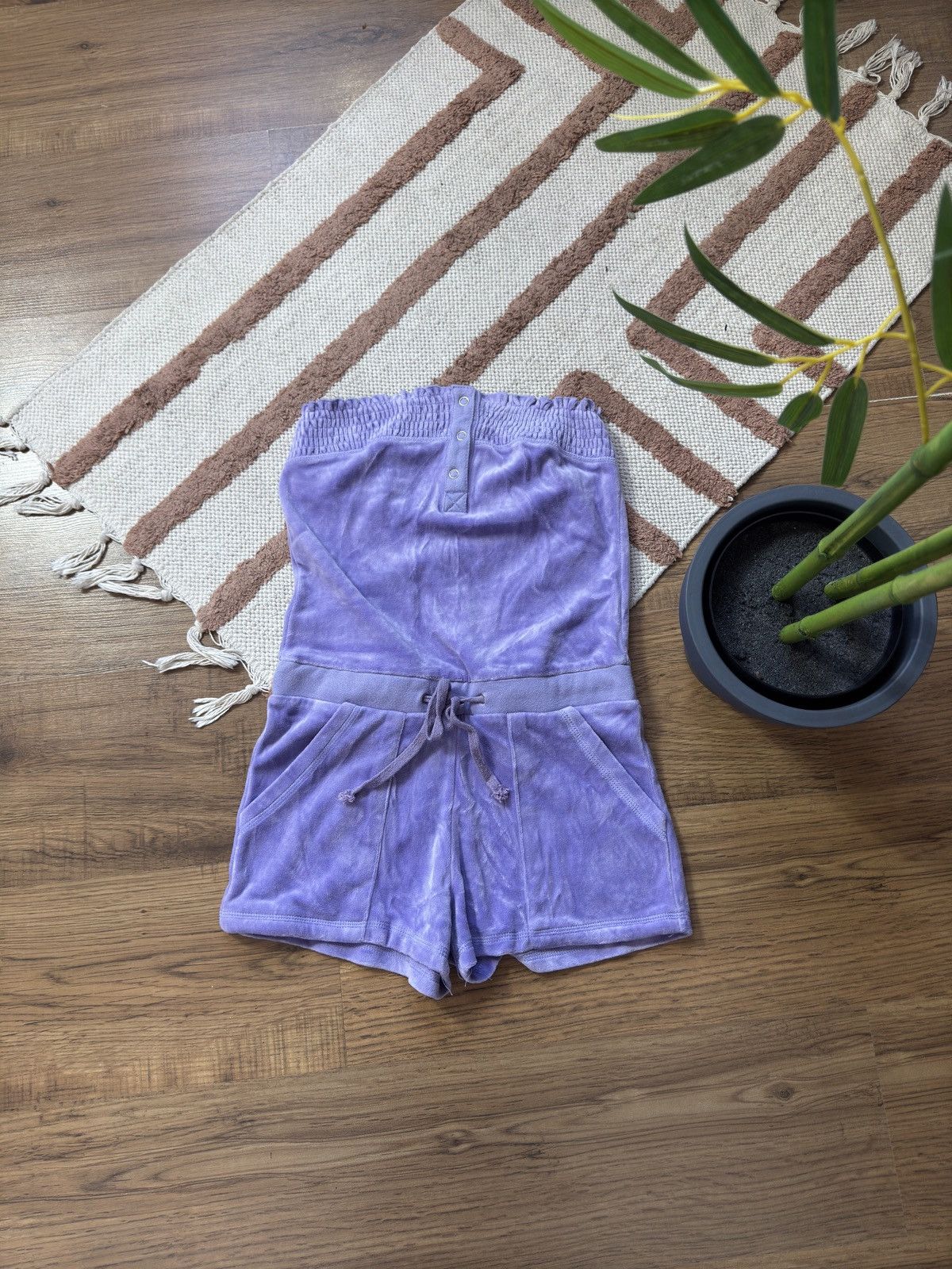 Juicy Couture VINTAGE JUICY COUTURE VELOUR 2000s ROMPER OVERALL Size M / US 6-8 / IT 42-44 - 1 Thumbnail