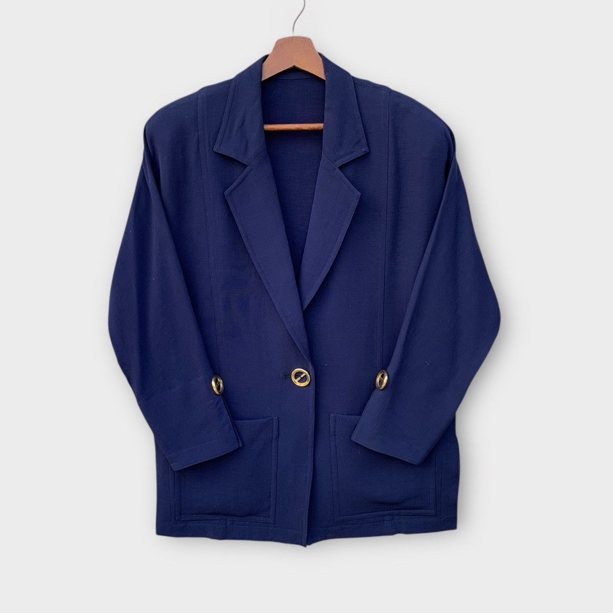 Christian Dior Monsieur VINTAGE MISS DIOR WOMEN BLAZER JACKET SINGLE BUTTON Size L / US 10 / IT 46 - 2 Thumbnail