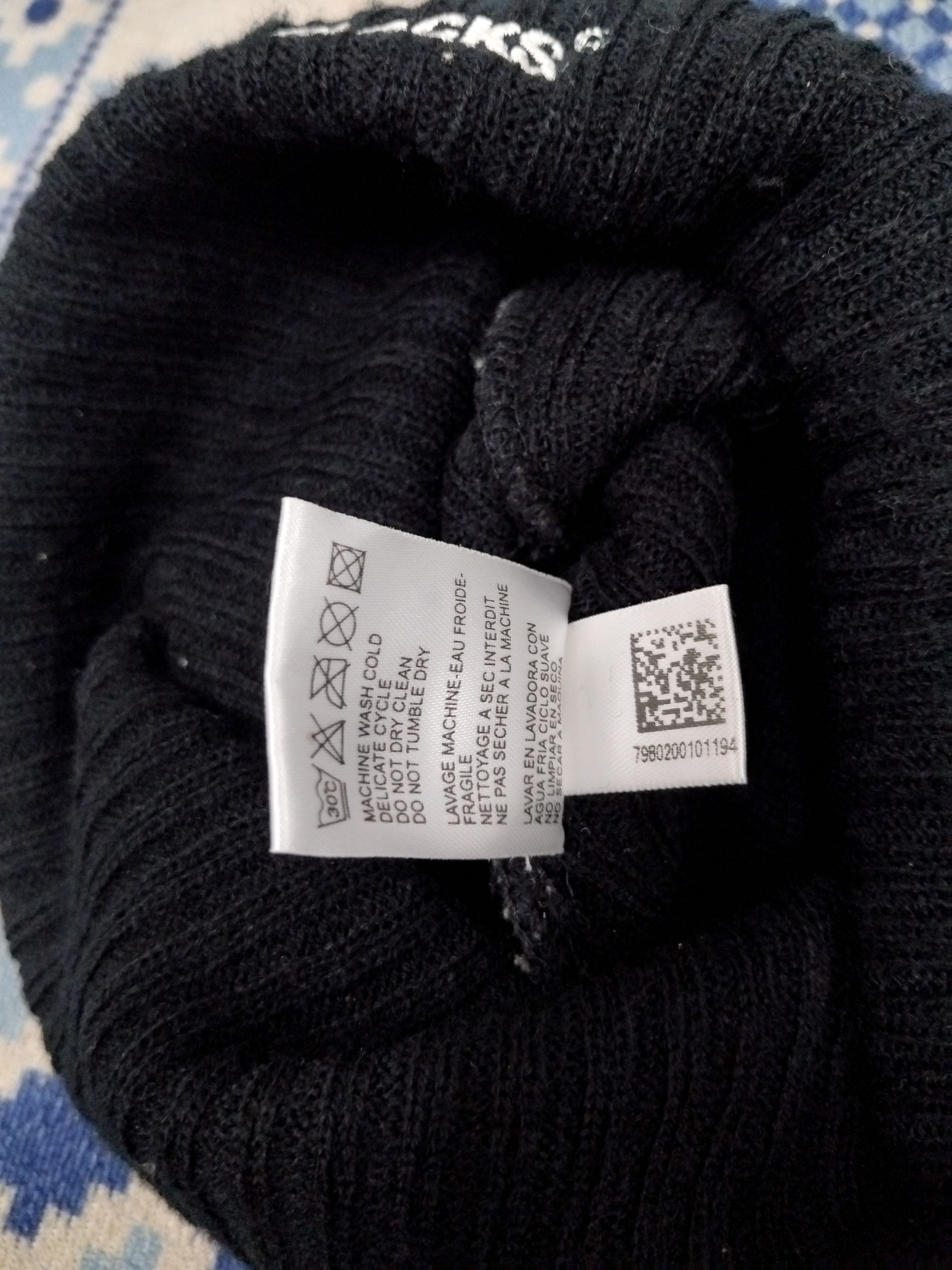 Adidas All black x Adidas black colour beanie hat Size ONE SIZE - 3 Thumbnail