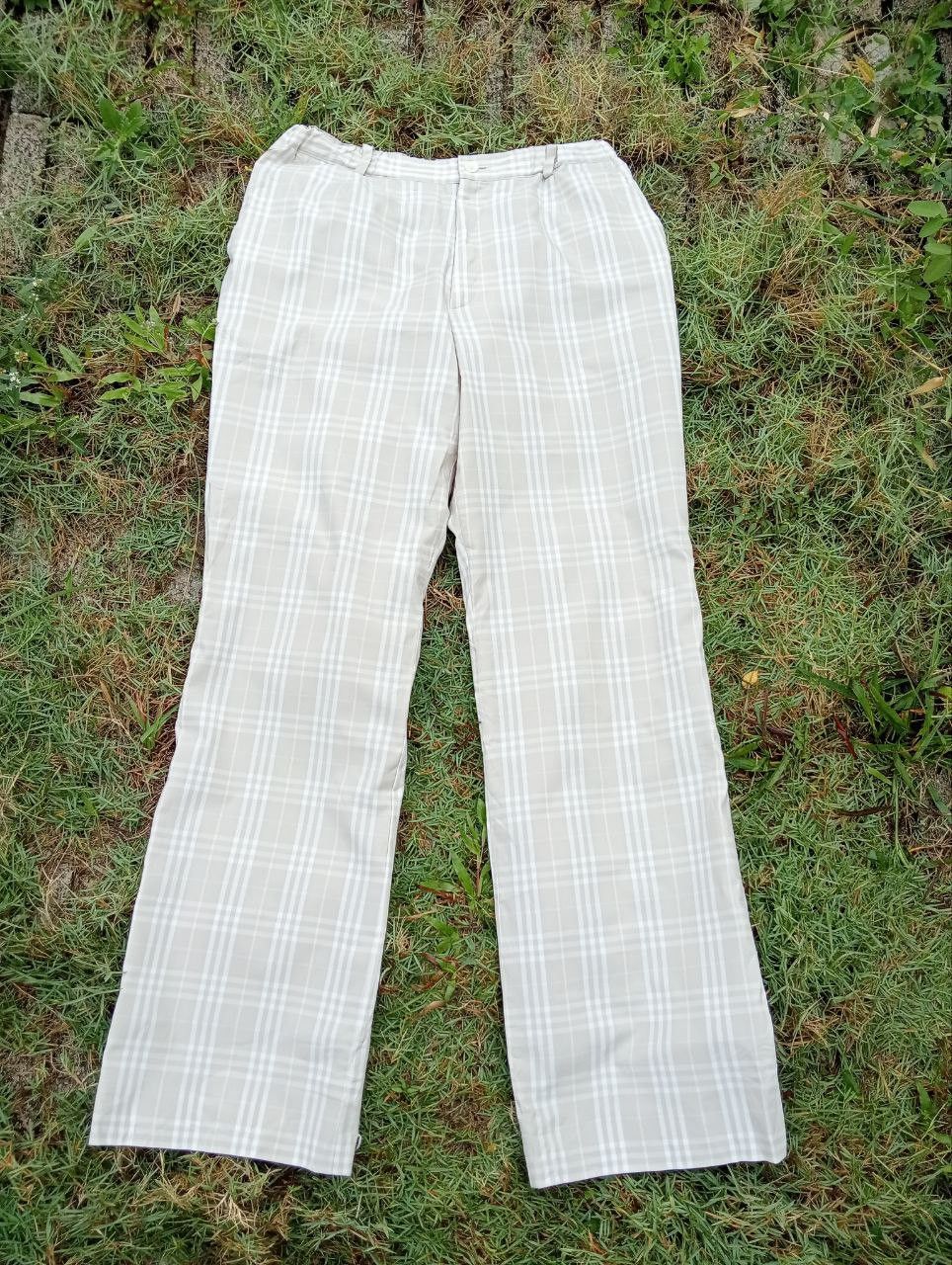 image of Stealsvintage Burberry Nova Pants in Cream, Women's (Size 29)