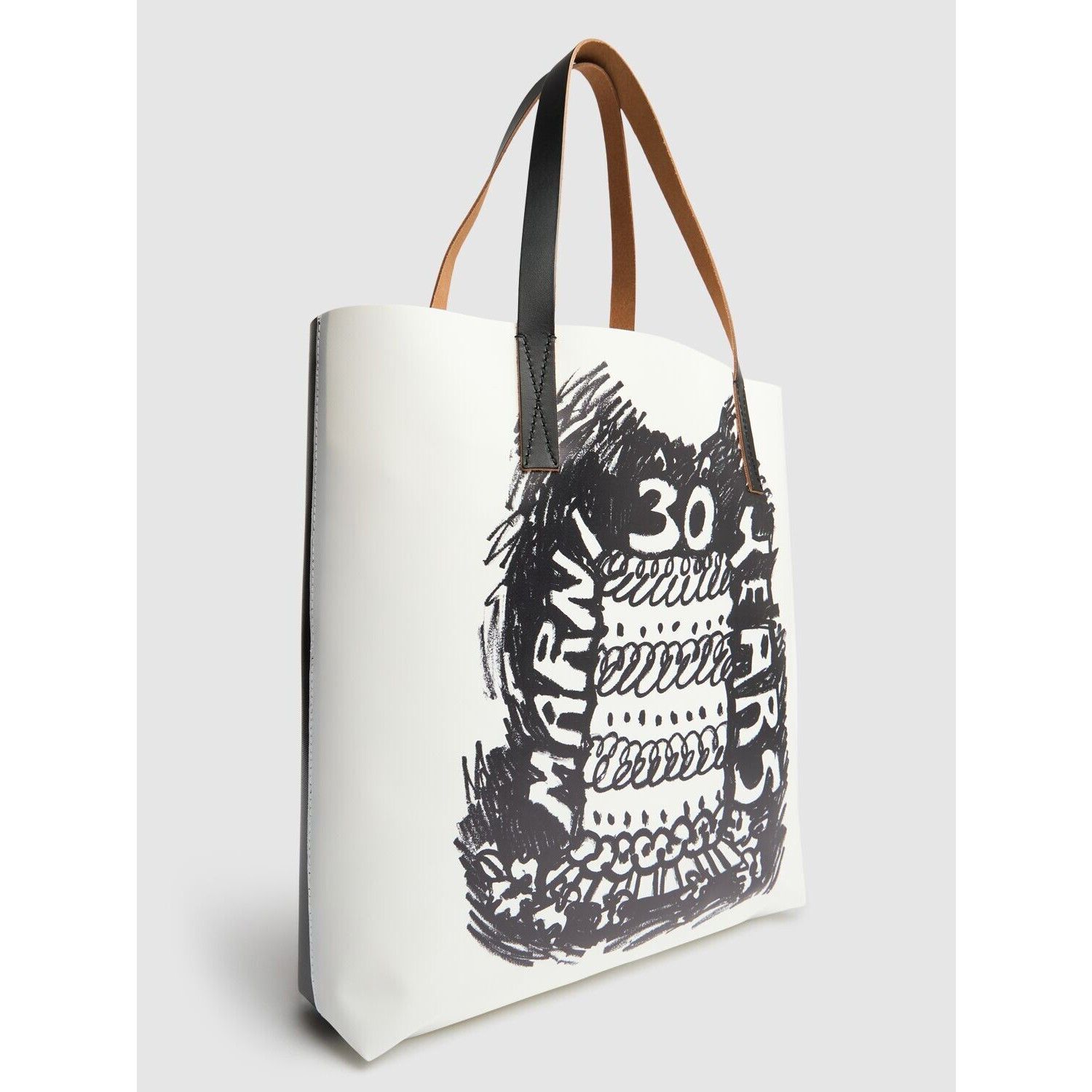Marni MARNI Black/White Tote Bag New Size ONE SIZE - 2 Thumbnail