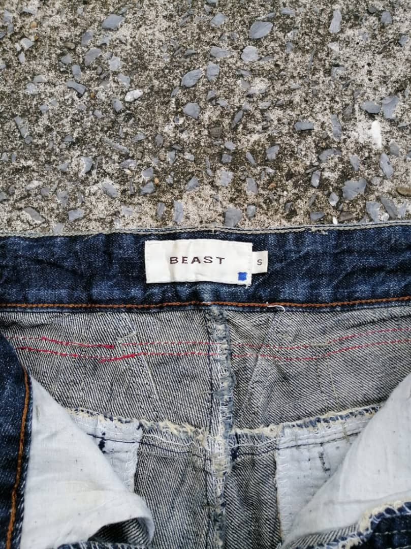 Designer Beast Nice Design Distressed Denim Size US 28 / EU 44 - 4 Thumbnail