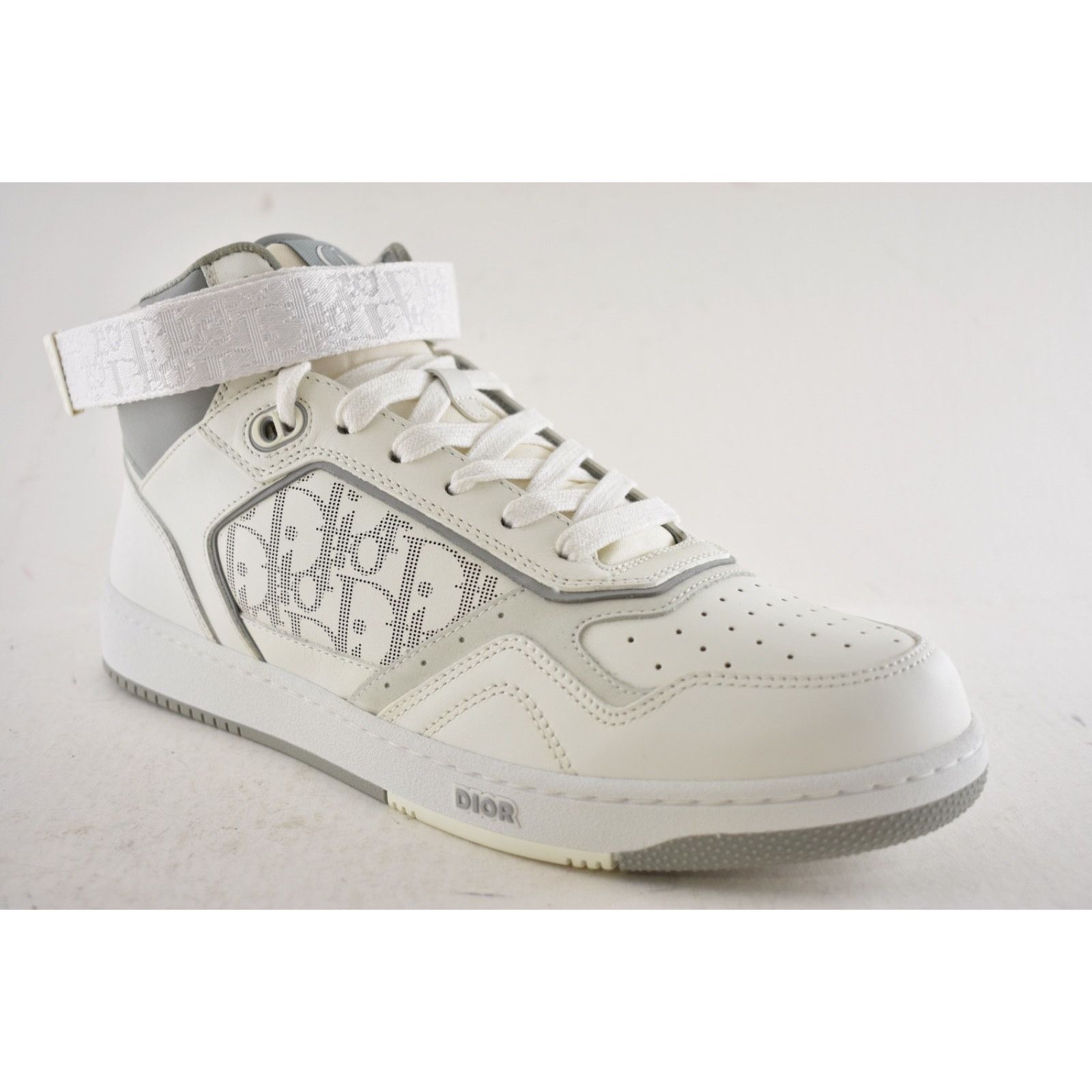 Dior Mens B27 Uptown Leather Oblique High Top Trainer Sneakers Size US 11 / EU 44 - 4 Thumbnail
