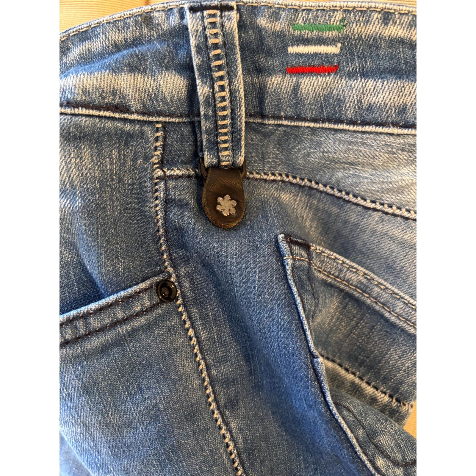Diesel × Japanese Brand × Vintage Diesel Italy W32 Straight Fit Mid Rise Rhinestone Jeans Rare Size US 32 / EU 48 - 7 Thumbnail