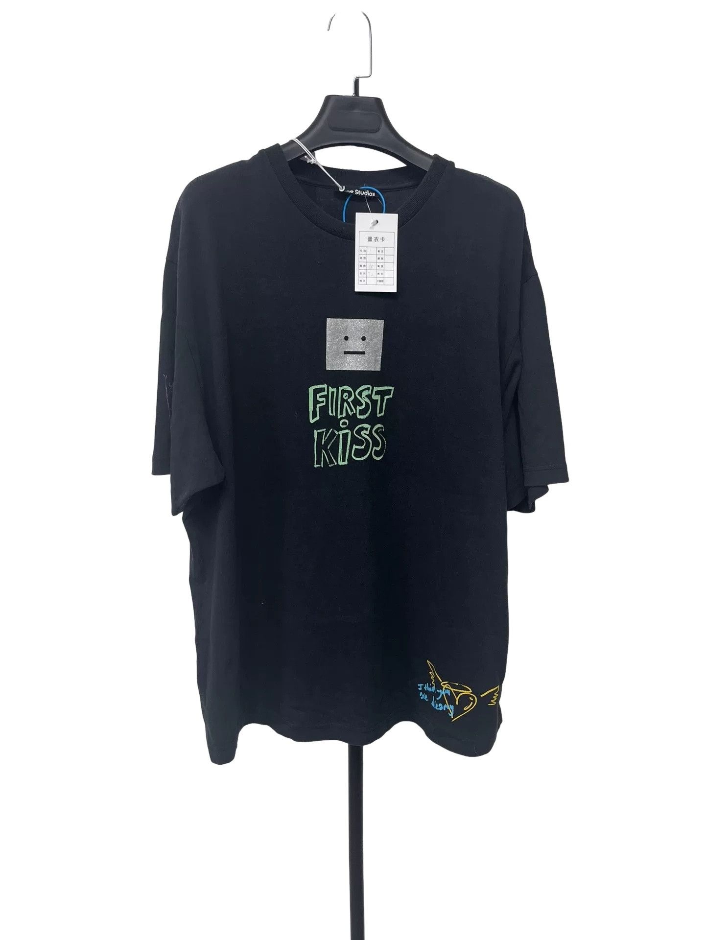 Acne Studios Acne Studios First Kiss Face Graphic T-Shirt L Size US L / EU 52-54 / 3 - 1 Thumbnail