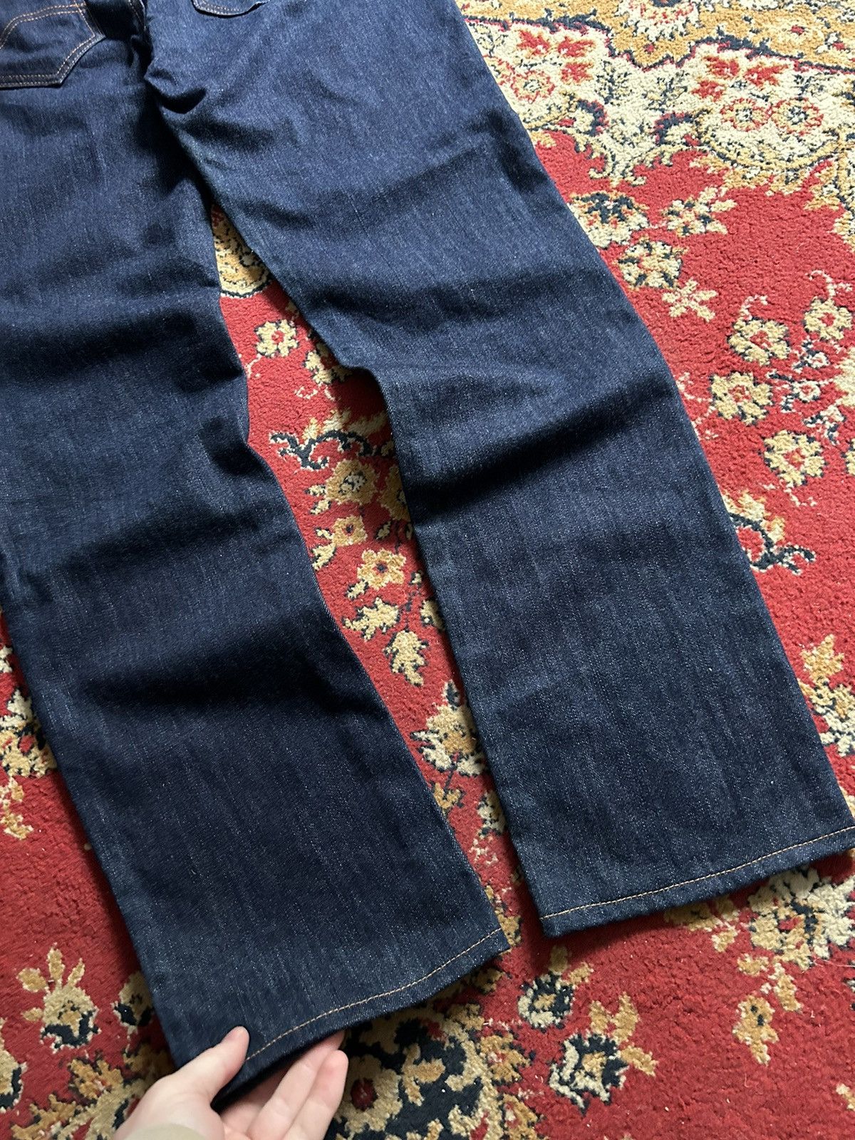 Giorgio Armani × Vintage Vintage Armani Jeans metal logo y2k style denim Size US 30 / EU 46 - 4 Thumbnail