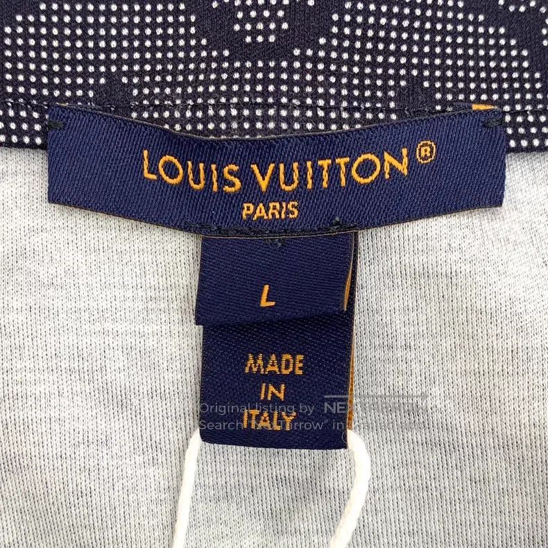 Louis Vuitton Louis Vuitton 23 blue presbyopic full print cotton sleevel Size L / US 10 / IT 46 - 6 Thumbnail