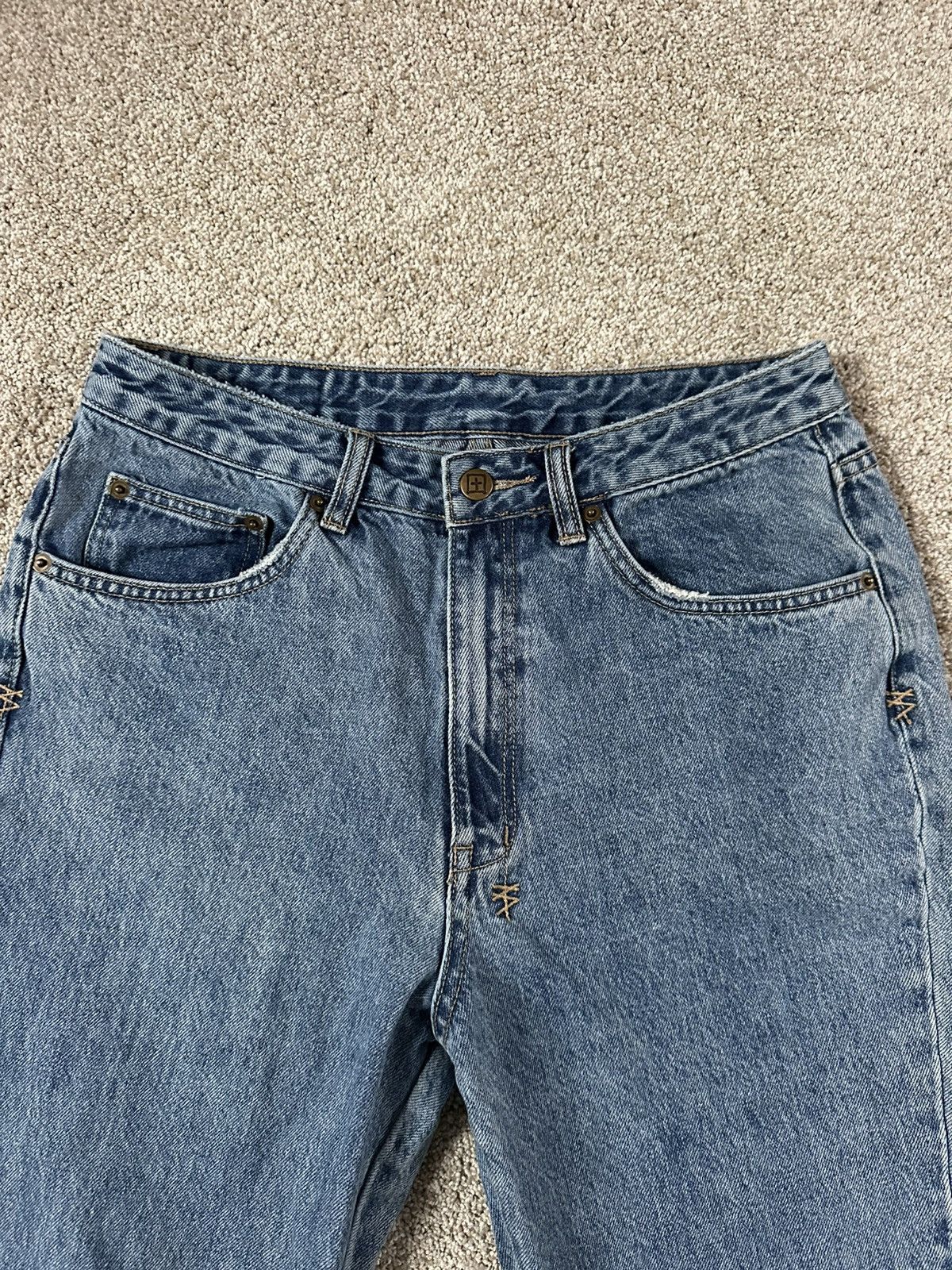 Ksubi Ksubi Women’s Skinny Kickn Bae Blue Jeans Size 31" - 5 Thumbnail