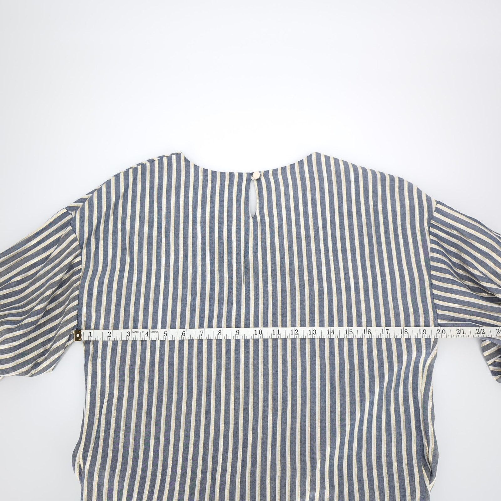 Eva Franco Anthropologie Eva Franco SAMPLE PIECE Marin Striped Top Sz 6 Size M / US 6-8 / IT 42-44 - 9 Thumbnail