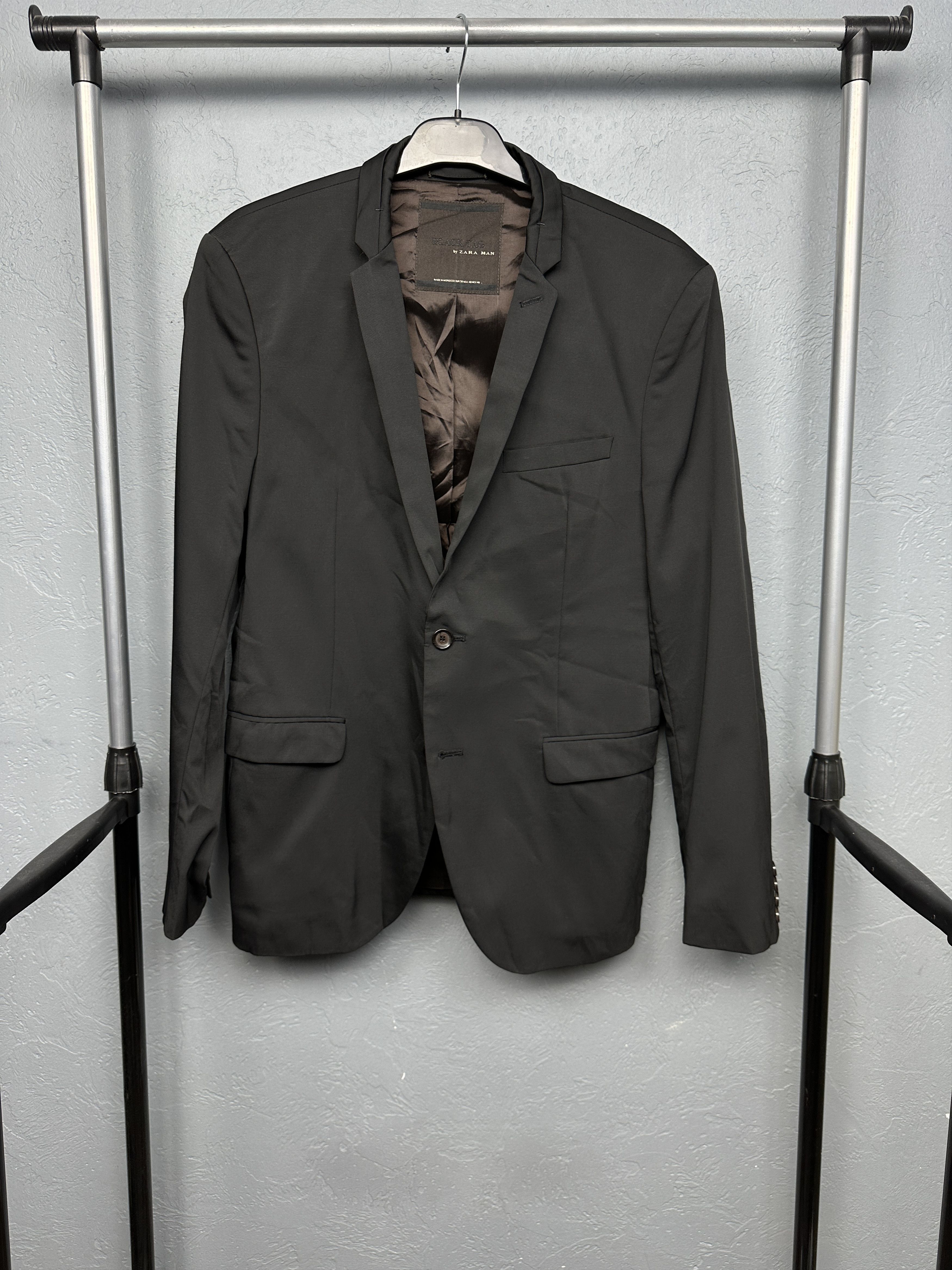 Zara Zara Black Tag Mens Wool Blazer Jacket Size US M / EU 48-50 / 2 - 1 Thumbnail