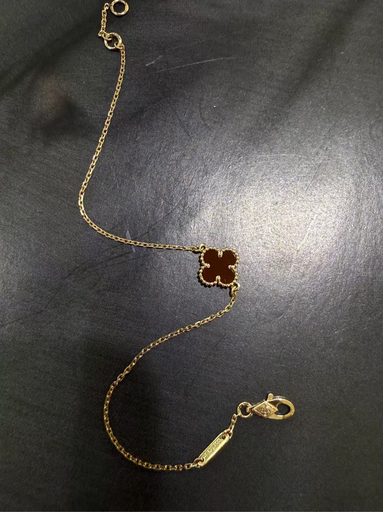 VCA Van Cleef Clover Red Bracelet