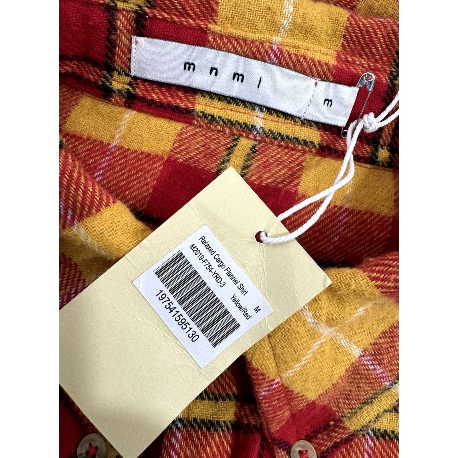 MNML MNML - Plaid Relaxed Cargo Mens M Flannel Shirt Size US M / EU 48-50 / 2 - 6 Thumbnail