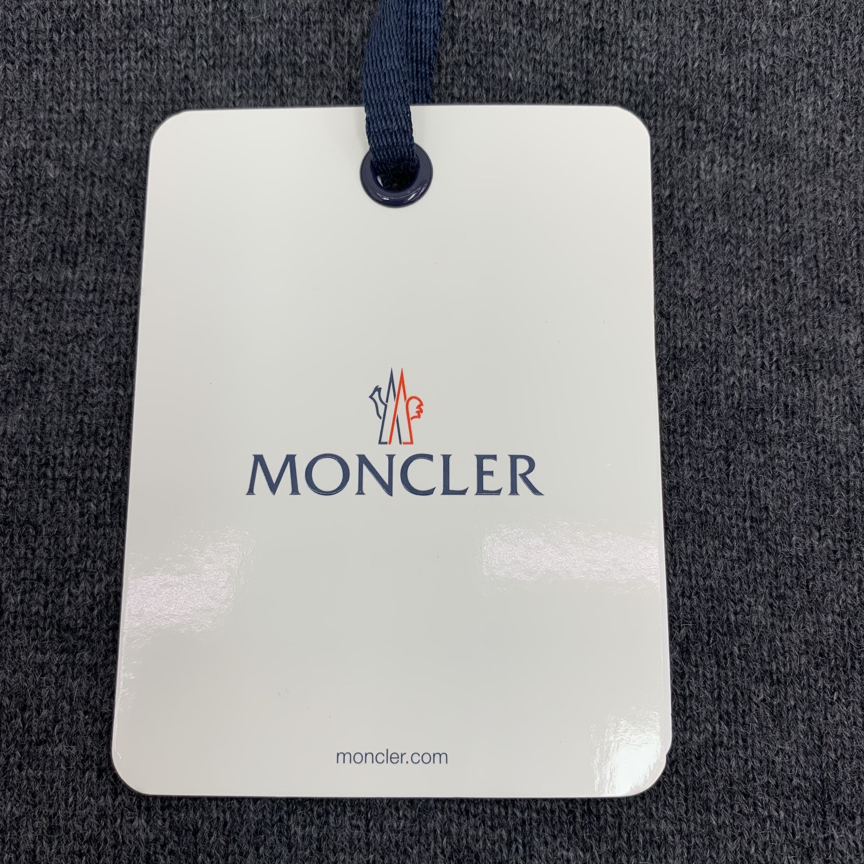 Moncler Moncler Cashmere Knit Sweater Gray (S) Size US S / EU 44-46 / 1 - 7 Thumbnail
