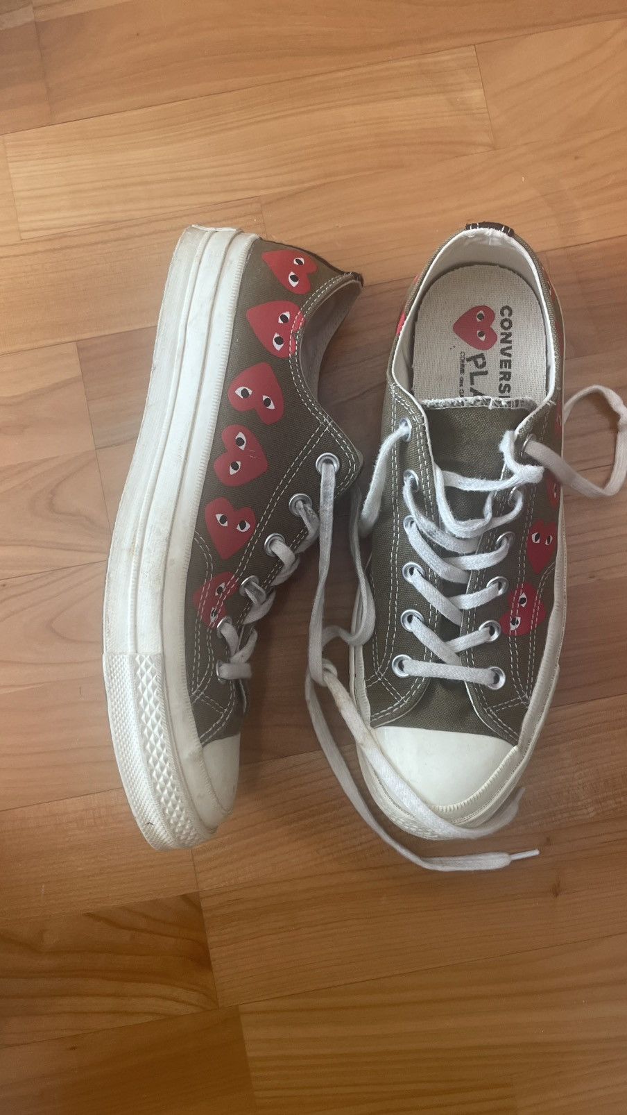 Comme des Garcons PLAY Comme des Garcon PLAY / Converse sneakers Size US 8.5 / EU 41-42 - 2 Thumbnail
