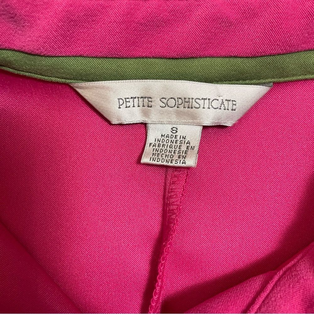 Other Petite Sophisticate Pink Shirt Jacket Size 8 Size M / US 6-8 / IT 42-44 - 7 Thumbnail