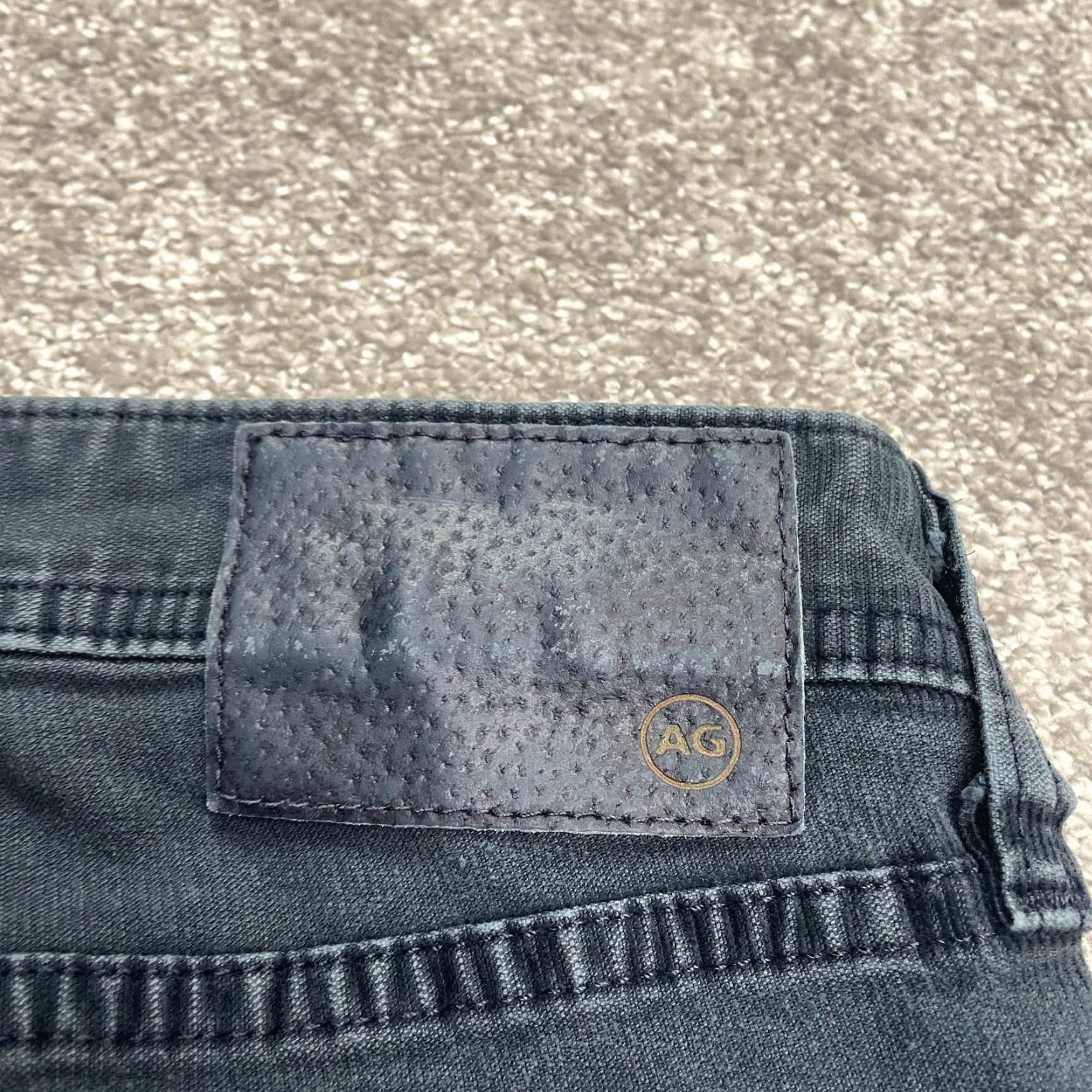 AG Adriano Goldschmied Slim Straight Jeans Mens 30 Blue Denim Classic