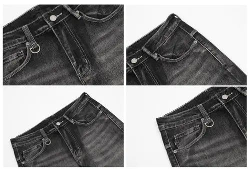 VIBE washed faded skate flared jeans Size US 28 / EU 44 - 6 Thumbnail