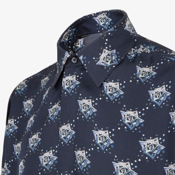 Fendi o1s1wg110125 Shirt in Blue Size US L / EU 52-54 / 3 - 3 Thumbnail