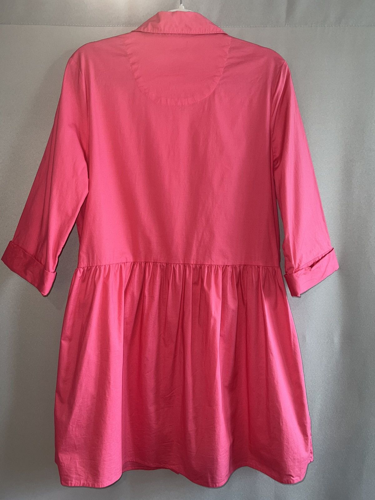 UNTUCKit UNTUCKit Demi Pink Button Down Shirt Dress Pockets Large Size L / US 10 / IT 46 - 3 Thumbnail