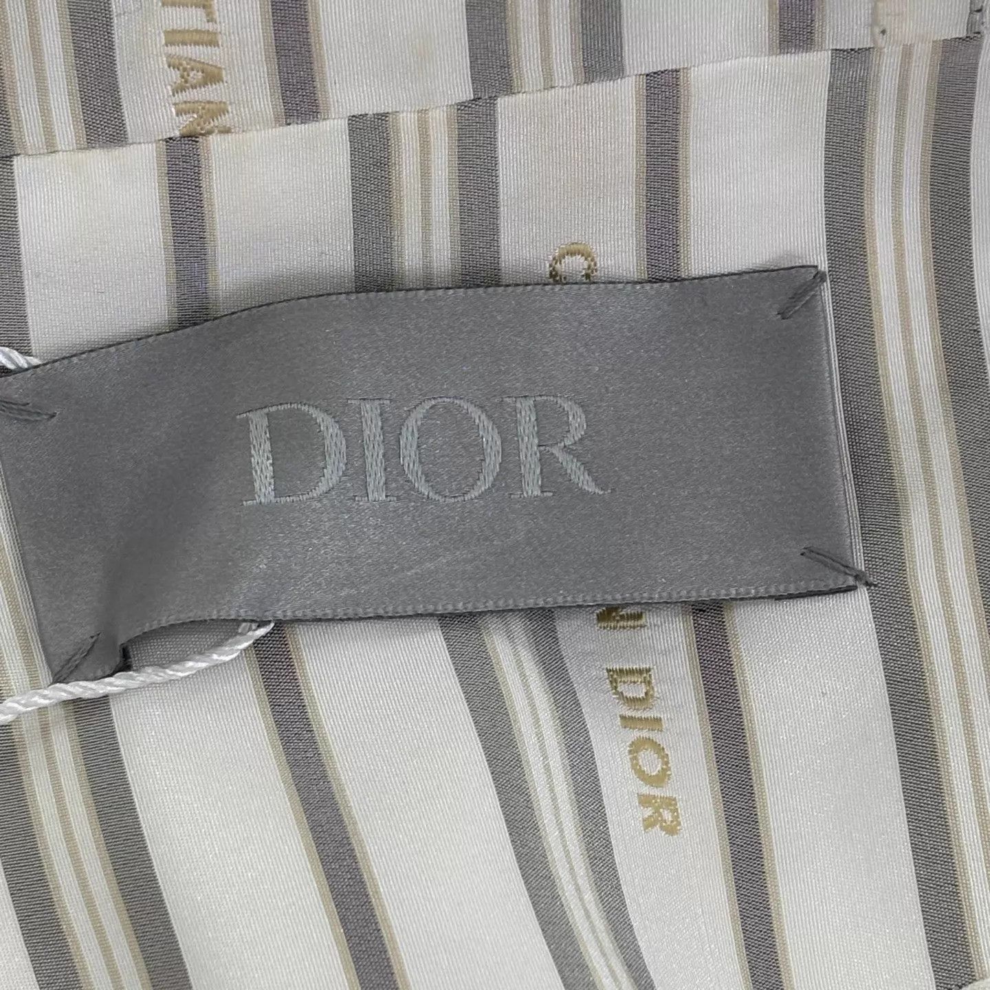 Dior Dior half-zip silk blend striped hooded men's white jacket Size US S / EU 44-46 / 1 - 3 Thumbnail
