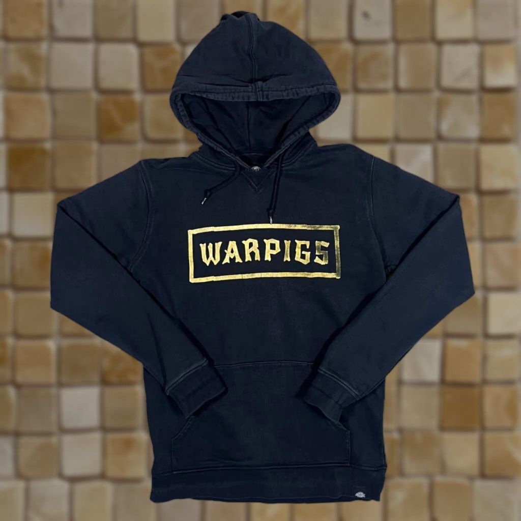 Dickies Dickies WARPIGS Logo Spellout Graphic Black Pullover Hoodie Medium Mens Hooded Pullover Logo Black 90s Style Shirt? Size US M / EU 48-50 / 2 - 1 Thumbnail