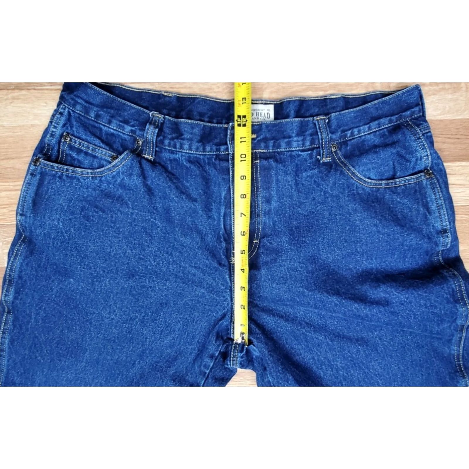 Denime RedHead Jeans Men 40x29 Denim Blue Flannel-Lined 5-Pocket Straight Cold Weather Work Pants Winter Size US 40 / EU 56 - 5 Thumbnail